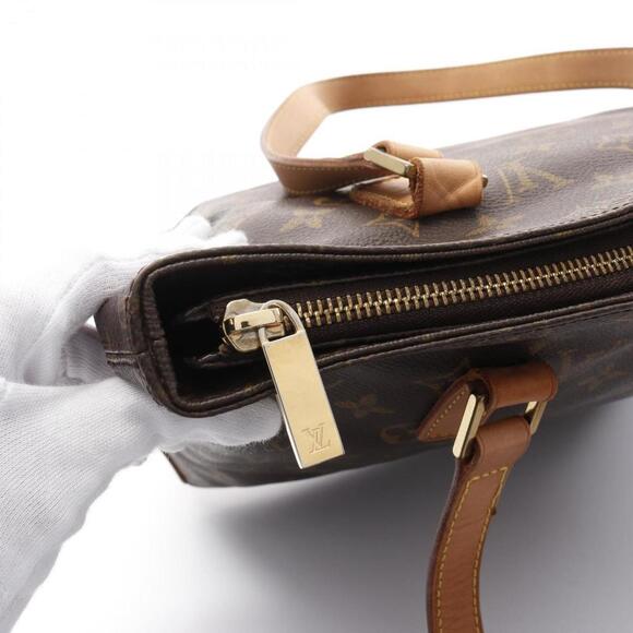 LOUIS VUITTON Brown Monogram Leather Shoulder Bag - Picture 6 of 12